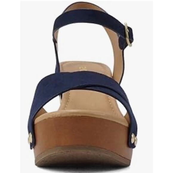 Crisscross Band Chunky Platform- Size 8.5 - Picture 3 of 12